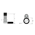 Sicame - Cosse pour borne d'appareillage en cuivre et câble 54mm² gainé