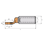 Sicame - Cosse Aluminium-Cuivre à poinçonner 240 mm²