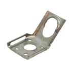 Sicame - Patte d'ancrage (acier). Fixation par boulon Ø16 mm ou feuillard ou 4 vis Ø4 mm