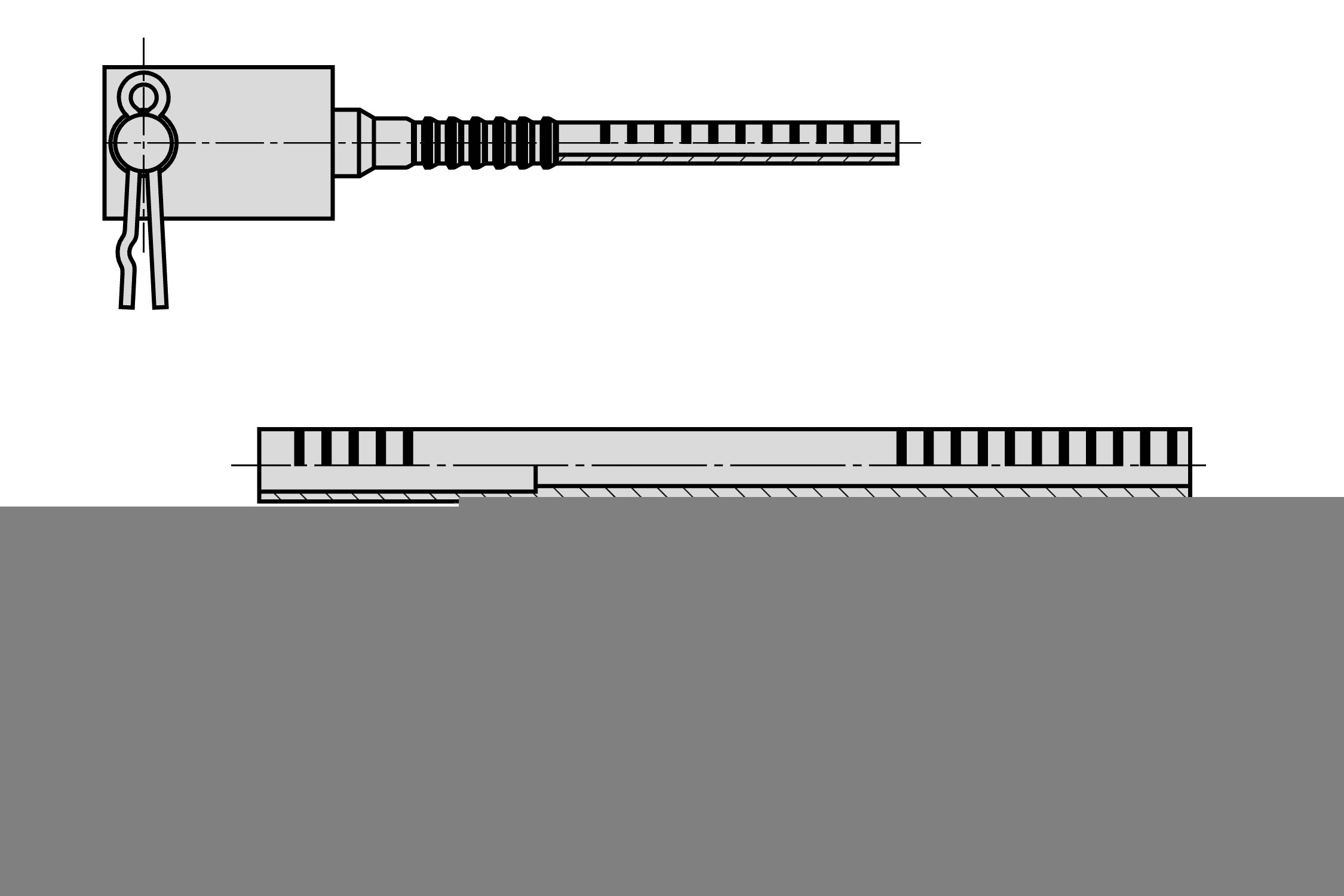 Sicame - Manchons d'ancrage à broche à comprimé câble 147mm² CANNA