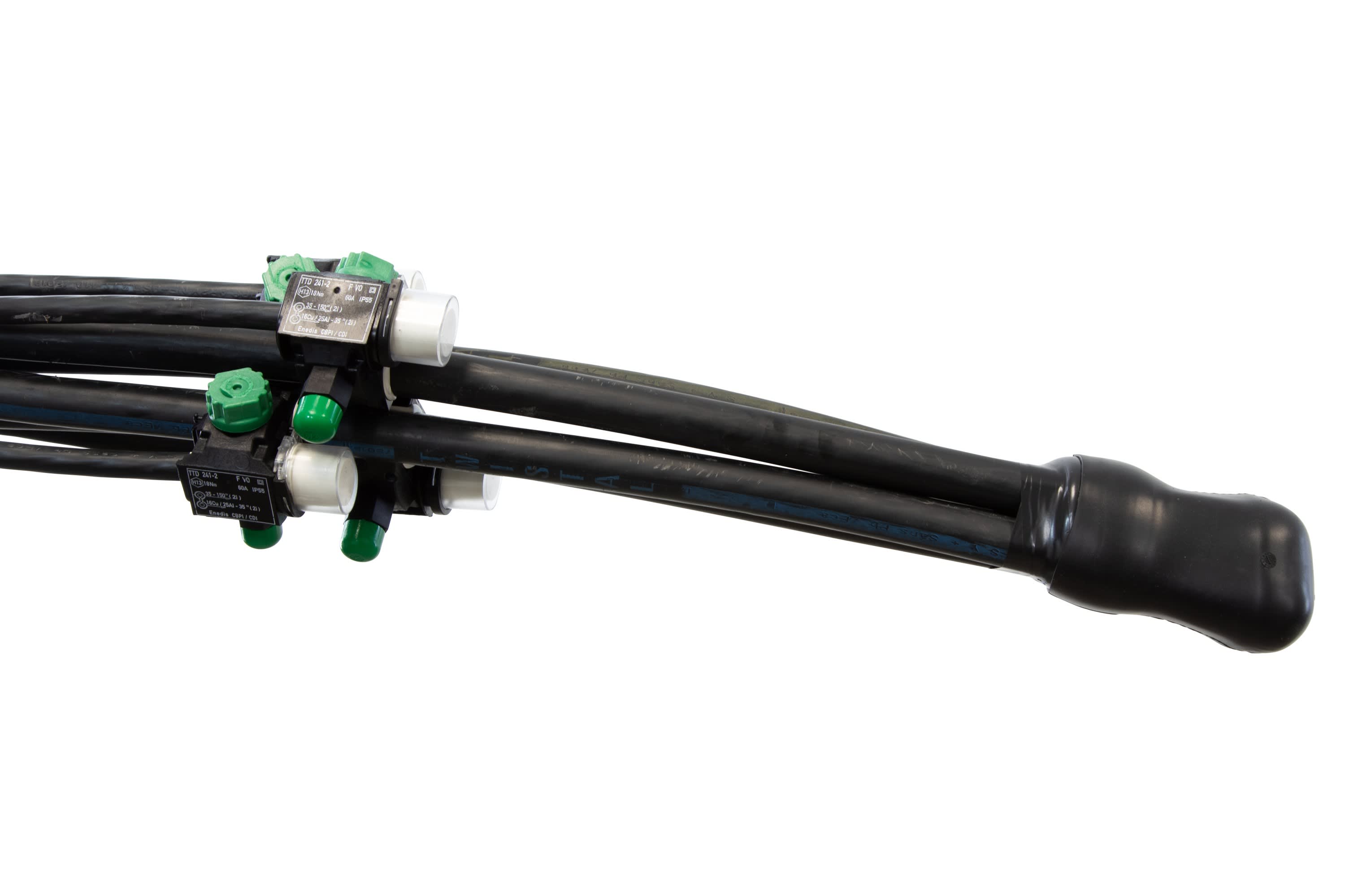 Sicame - Kit monophasé + terre 50-150 / 16-35 raccordement borne recharge VE