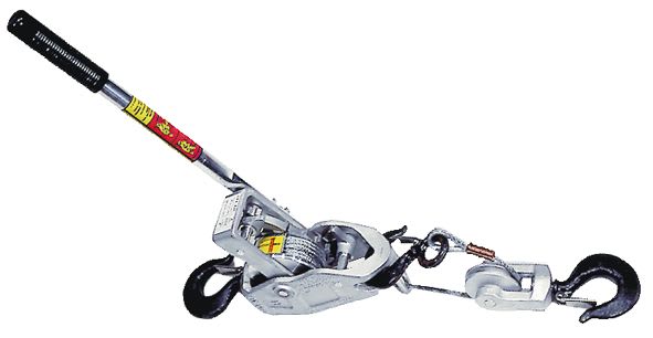 Sicame - Palan treuil à câble avec crochet 2 brins levage 3.3m - 1600daN