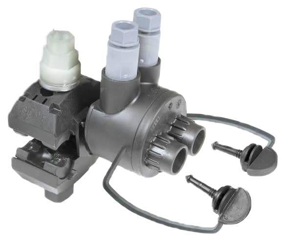 Sicame - Raccord perforation isolant serrage indépendant P: 50-150 et 2D: 2.5-35 dénudé