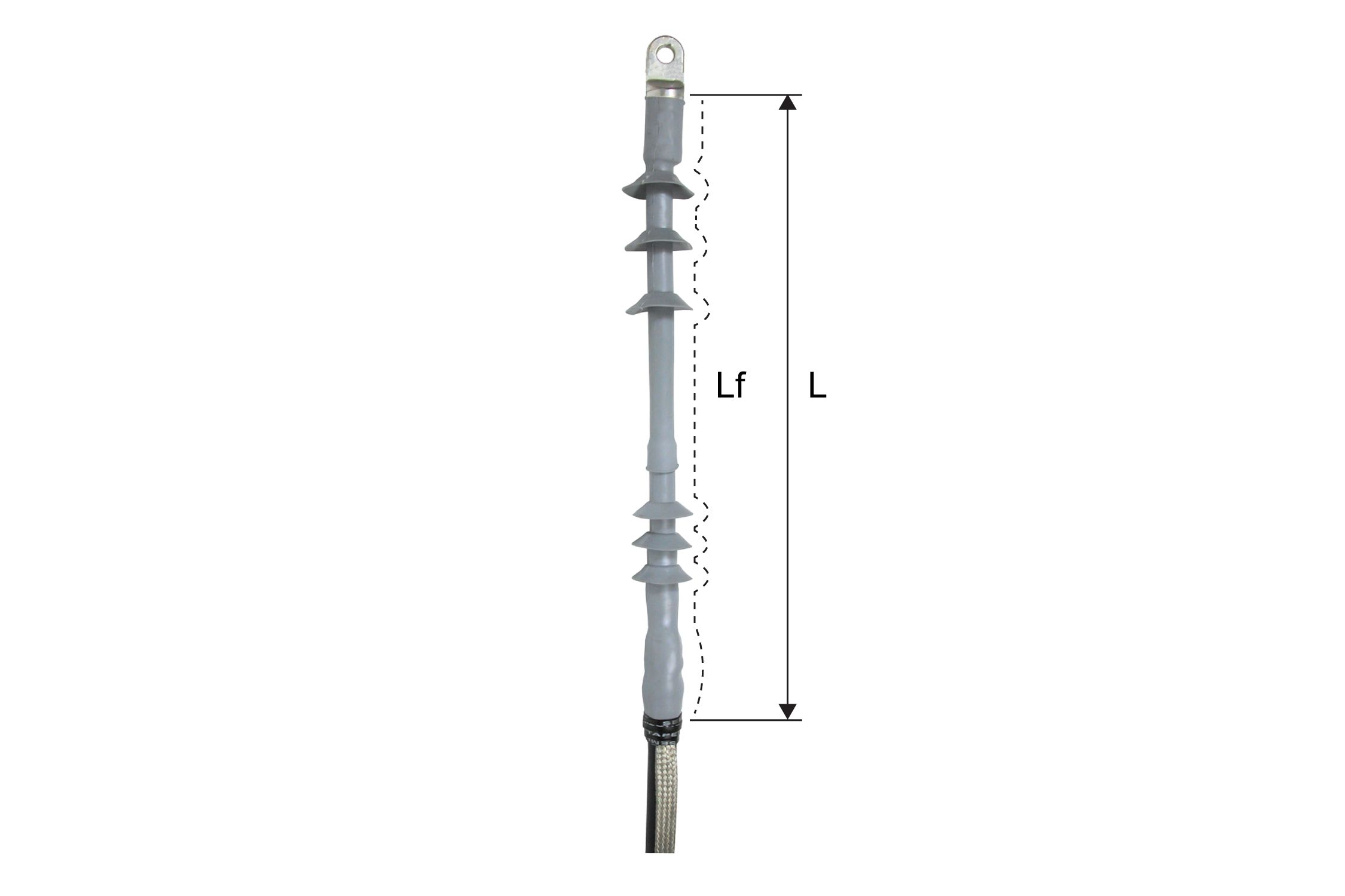 Sicame - Extrémités Unipolaires Extérieur Normal Rétractables à Froid 24kV 50-240mm²