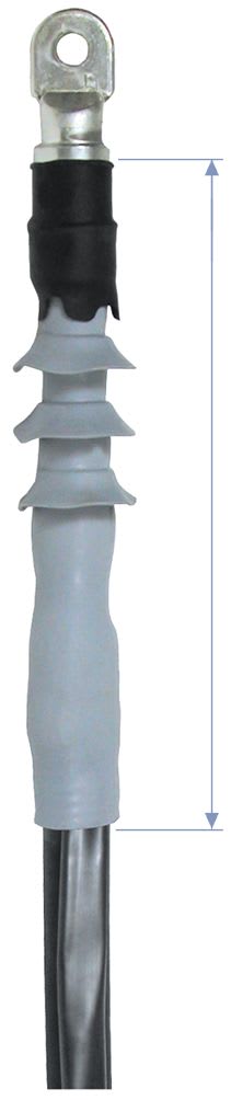 Sicame - Extrémités Unipolaires Intérieur Rétractables à Froid 24kV 50-240 sans cosses