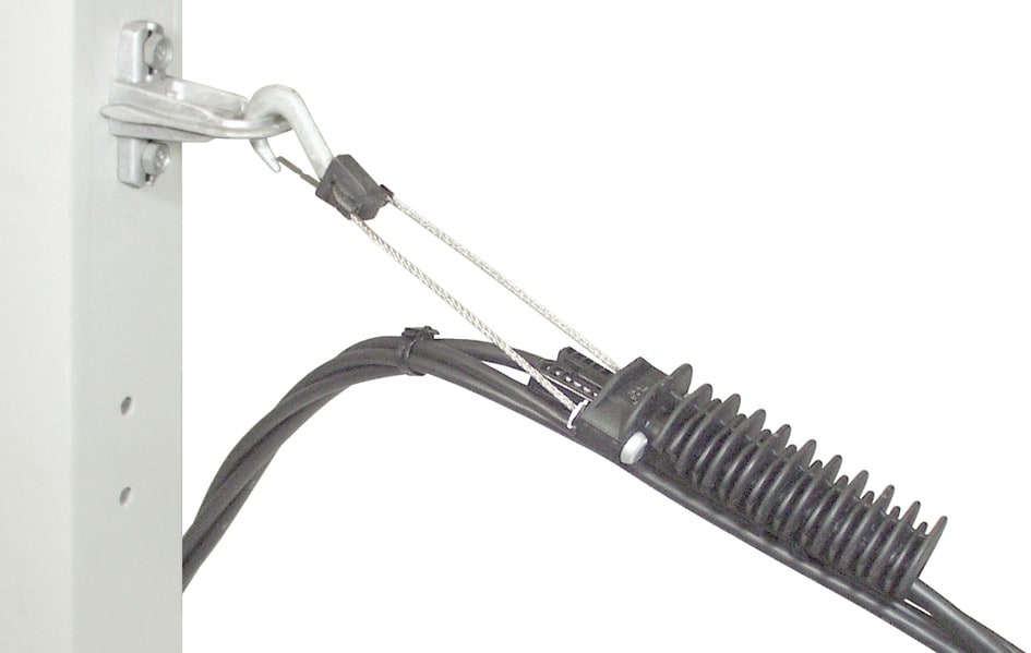 Sicame - Ensemble simple ancrage console et ancrage synthétique 54 et 70mm² avec crochet