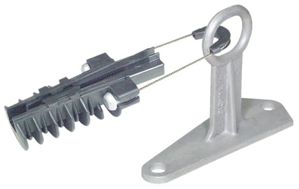 Sicame - Ensemble ancrage BT double avec support neutre porteur 35-54 cheville+tirefond