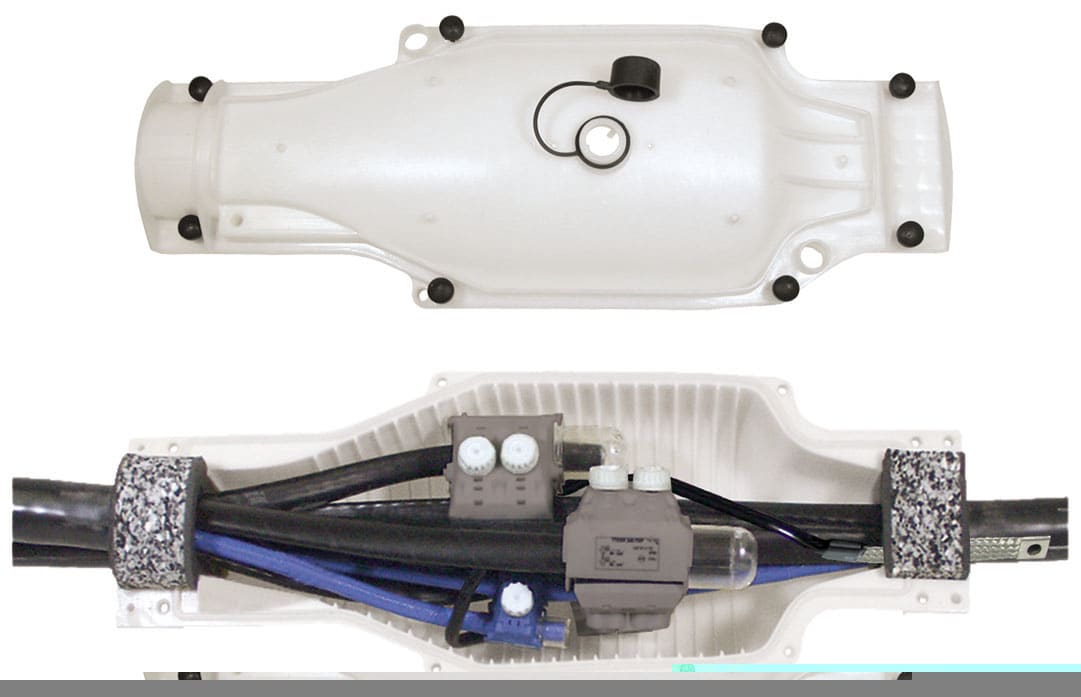 Sicame - Accessoire coulé pour jonction dérivation de réseau câble BTS 95-240 et 95-240.