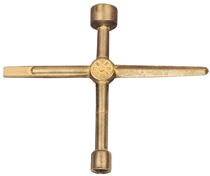 Sicame - Clés fixes pour ouverture coffrets avec forme carrées, rectangle et triangle