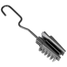 Sicame - Pince d'ancrage branch matière isolante et crochet acier réglable 2x6 - 4x35