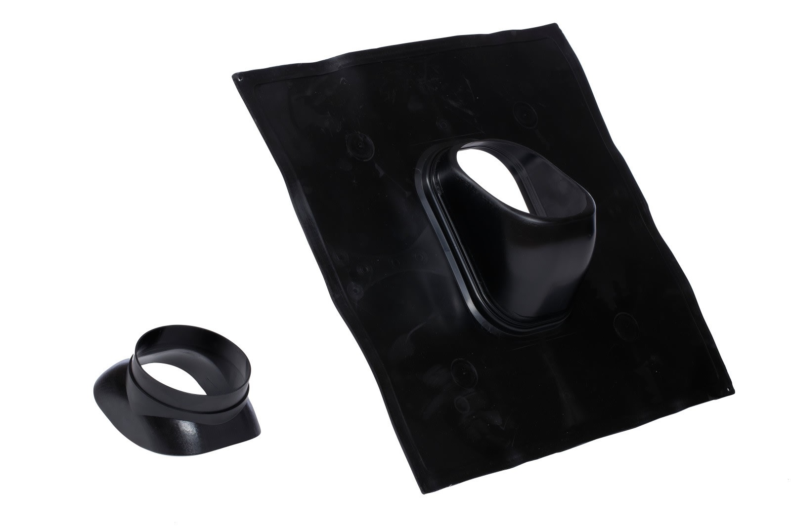 Atlantic APC Home Heating - Solin noir toit de tuile 20° - 45° avec rotule