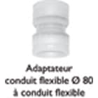Atlantic APC Home Heating - Raccord pour conduit flexible d80