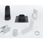 Atlantic APC Home Heating - Kit cheminee renolux prolongement perpendiculaire - noir