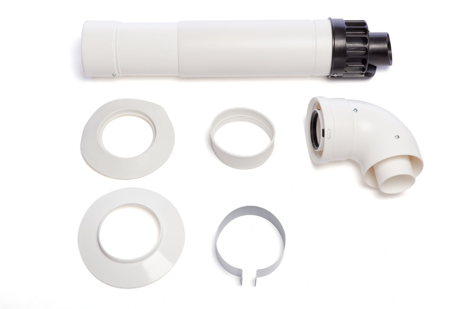 Atlantic APC Home Heating - Kit ventouse telescopique 60/100 - nez noir