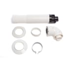 Atlantic APC Home Heating - Kit ventouse telescopique 60/100 - nez noir