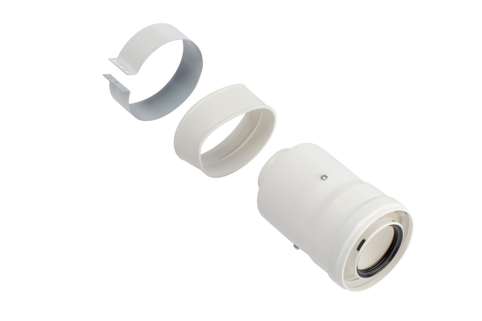 Atlantic APC Home Heating - Kit départ vertical en 60/100 blanc pour chaudière