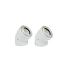 Atlantic APC Home Heating - Coude ventouse 60/100 - 45d (par 2)