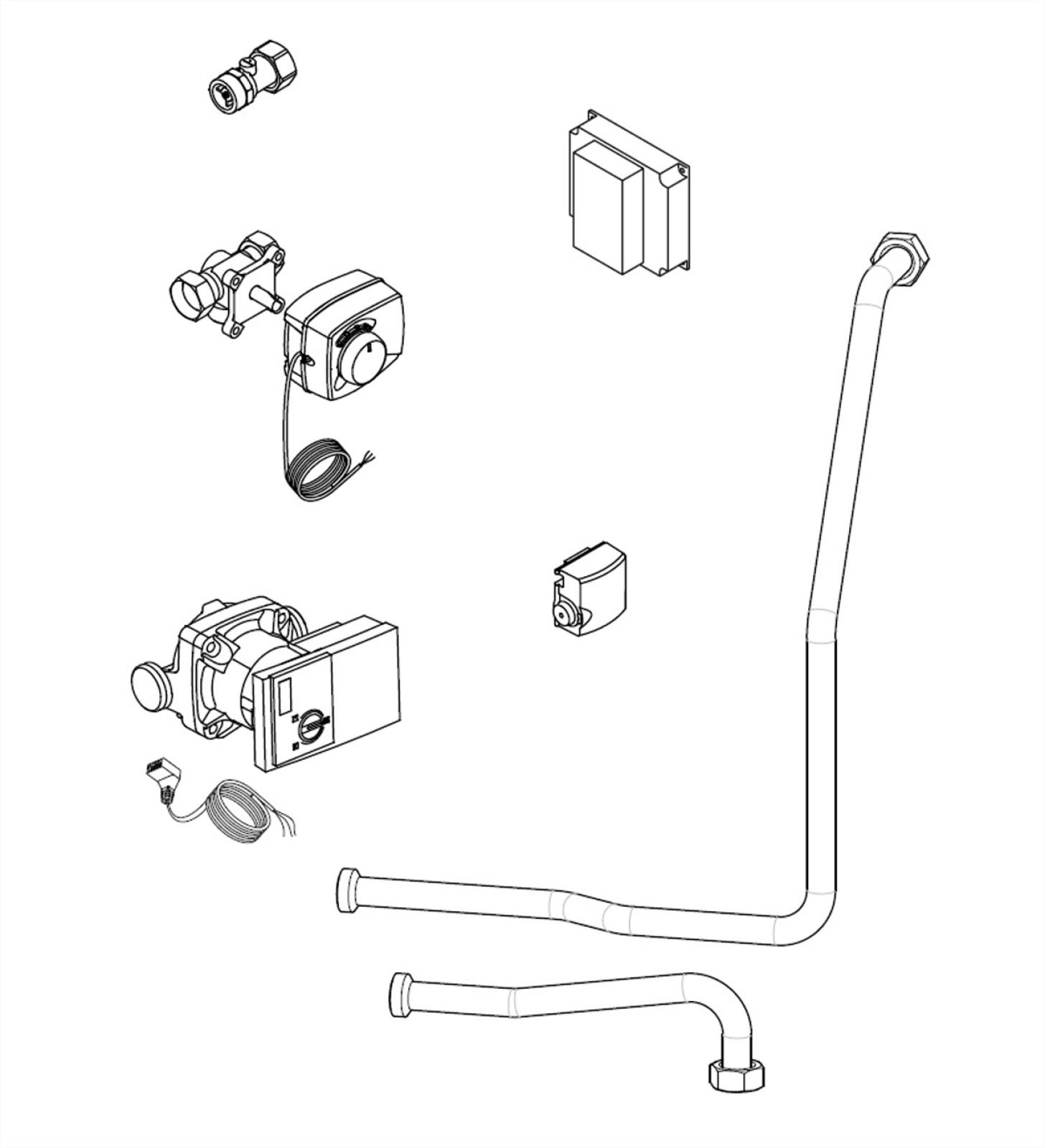 Atlantic APC Home Heating - Kit 2eme circuit bt sur vanne