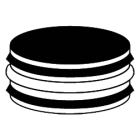 Atlantic APC Home Heating - Raccord male/male avec joints diam 125mm