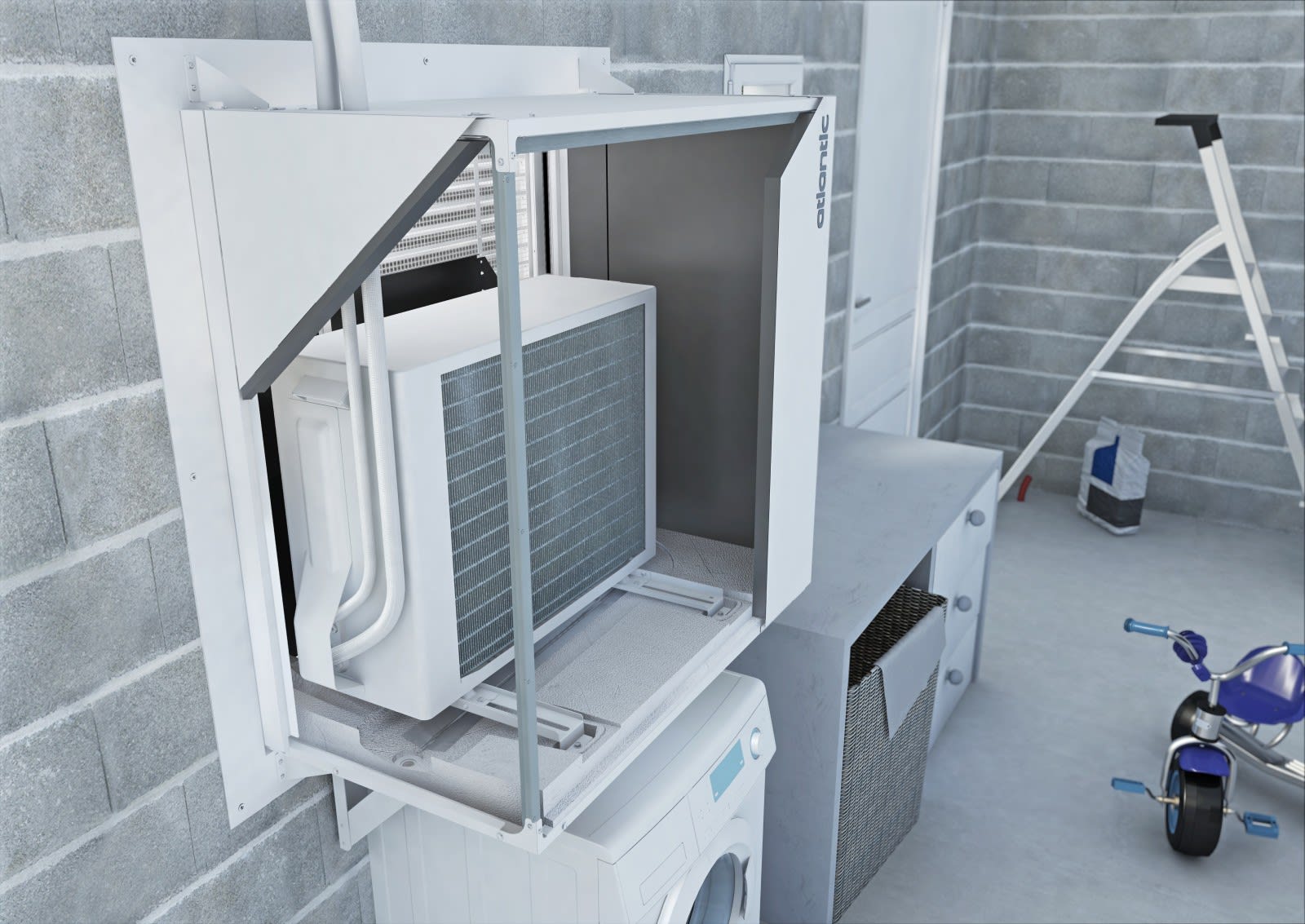 Atlantic APC Home Heating - Cadre intérieur Wall In (R32)