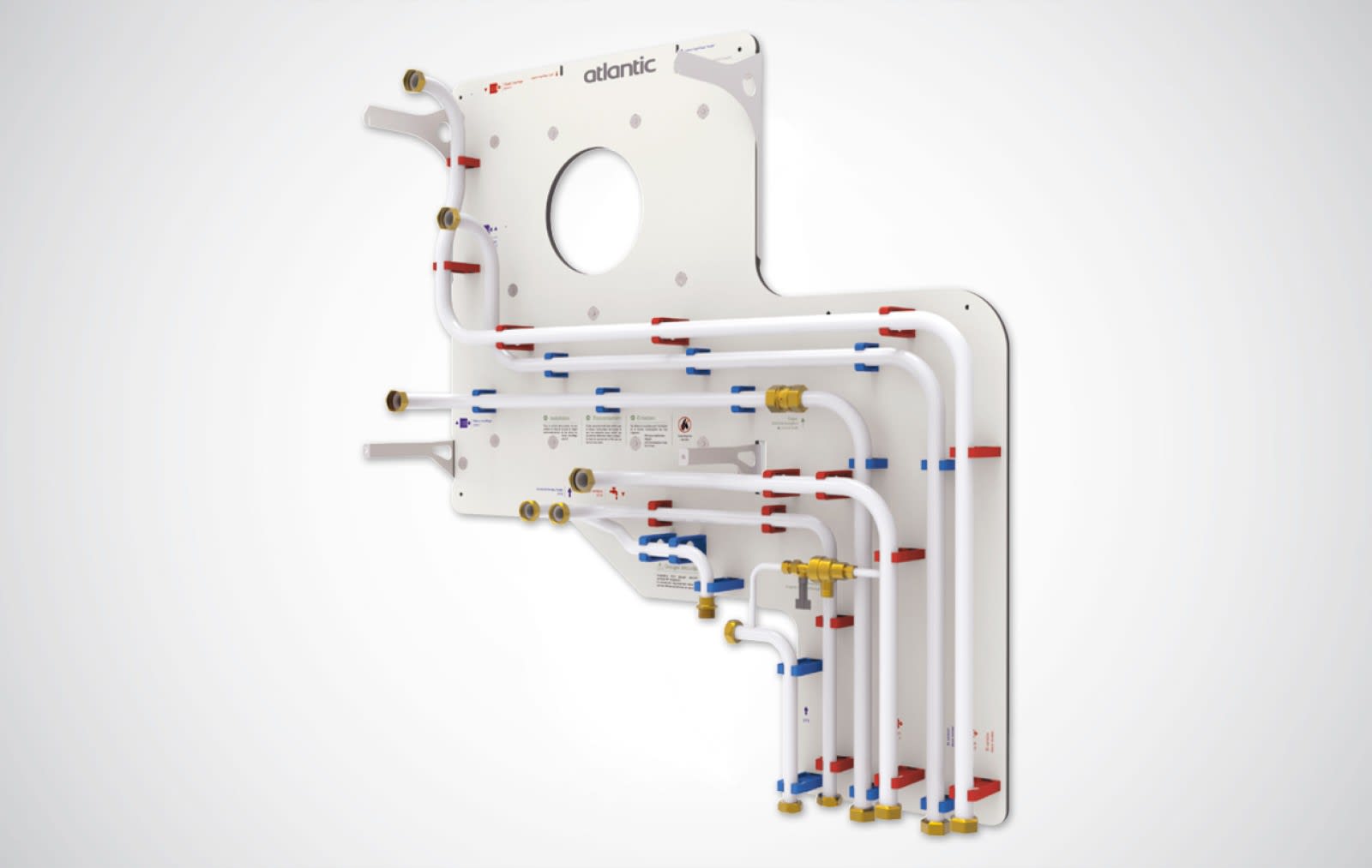 Atlantic APC Home Heating - Dosseret de pré-raccordement Simplifix bas droit 1 zone