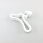 Thermor - pièce de rechange origine fabricant : kit patères x2 blanc satin