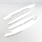 Thermor - pièce de rechange origine fabricant : enjoliveurs haut et bas r4gvd blanc