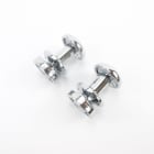 Thermor - pièce de rechange origine fabricant : ens. patères chrome (x2)