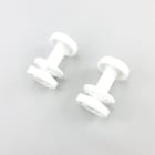 Thermor - pièce de rechange origine fabricant : ens. patères blanches (x2)