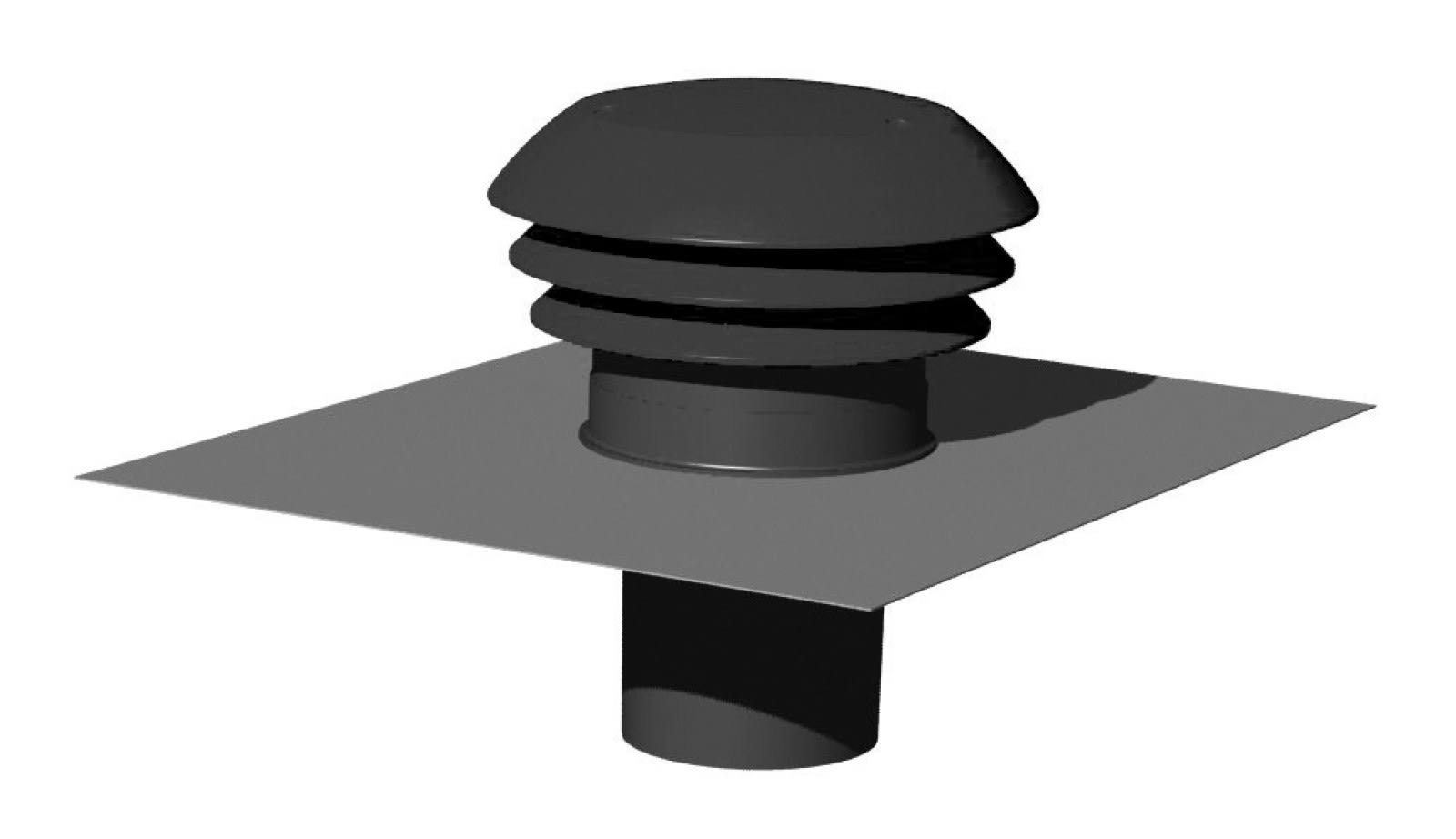 Thermor - Accessoire Thermodynamique entrée/sortie d'air toiture gris Ø160mm