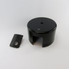 Thermor - pièce de rechange origine fabricant : capot latéral noir d.185x120 + support