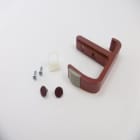 Thermor - pièce de rechange origine fabricant : kit patère bordeaux mod. pivotant