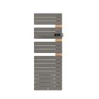 Thermor - Allure 3 mat à droite avec soufflerie 1750W gris roche/chêne