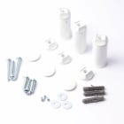Thermor - pièce de rechange origine fabricant : kit fixations 3 pts blc + vis + caches