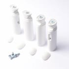 Thermor - pièce de rechange origine fabricant : kit fixations long blc satin 4 pts