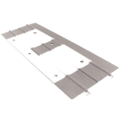 Thermor - pièce de rechange origine fabricant : plaque aluminium 1500w