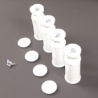 Thermor - pièce de rechange origine fabricant : kit support mural blanc 4 points