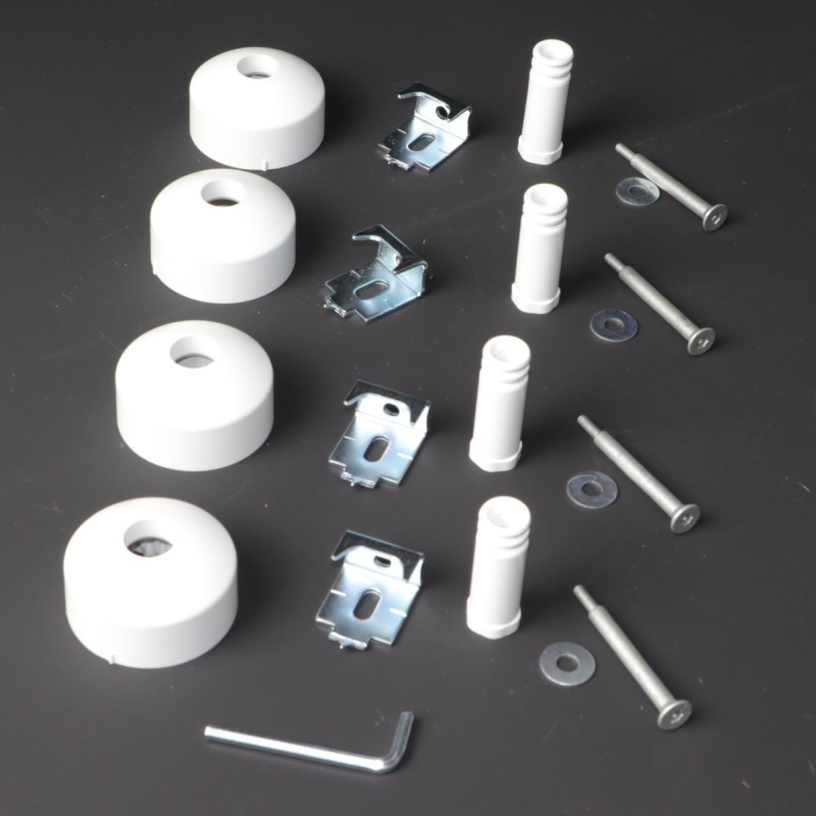 Thermor - pièce de rechange origine fabricant : kit support mural court blanc