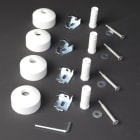 Thermor - pièce de rechange origine fabricant : kit support mural court blanc