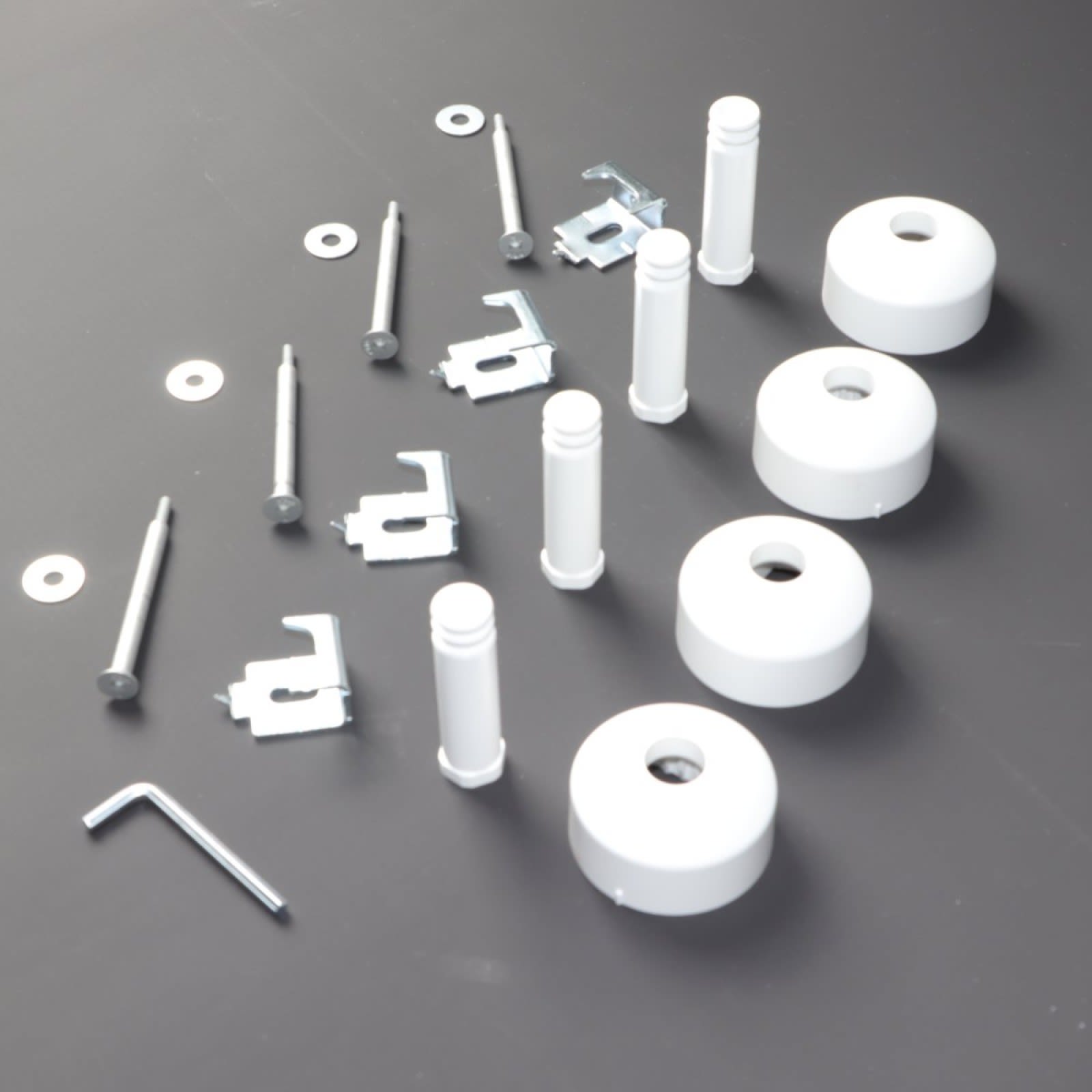 Thermor - pièce de rechange origine fabricant : kit support mural long blanc