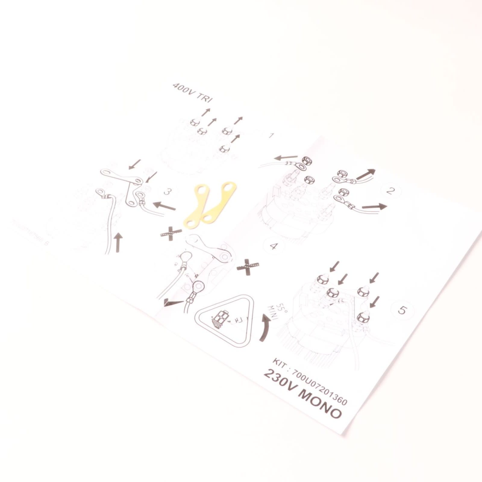 Thermor - pièce de rechange origine fabricant : sachet 2 barrettes + notice