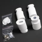 Thermor - pièce de rechange origine fabricant : kit support mural 4pts blanc