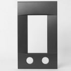 Thermor - pièce de rechange d'un enjoliveur aérolia peint ral 7016 fine texture.