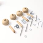 Thermor - pièce de rechange origine fabricant : kit fixations murales long sable