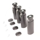 Thermor - pièce de rechange origine fabricant : kit fixations long noir carbone