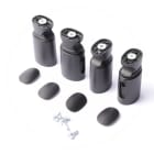 Thermor - pièce de rechange origine fabricant : kit fixations court noir carbone