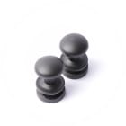 Thermor - pièce de rechange origine fabricant : patere x2 noir carbone