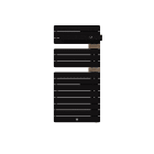 Thermor - Allure 4 Classique Matd 0500W Carbone/Chene