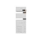 Thermor - Allure 4 Classique Matd Etroit 1500W Blanc Brillant/Chene