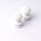 Thermor - pièce de rechange origine fabricant : patere x2 blanc carat-granit